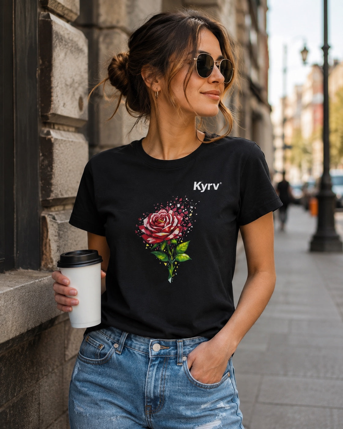 Kyrv Women's Unbroken Rose T-Shirt